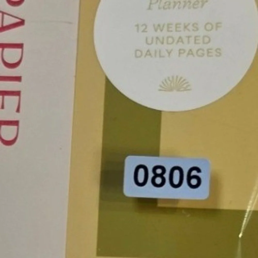 Papier Daily Productivity Planner Undated Hardcover Spiral Journal 7.1x10 Multi